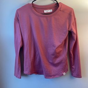 Pink long sleeve Abercrombie Kids 15/16 but could fit women’s XS or S